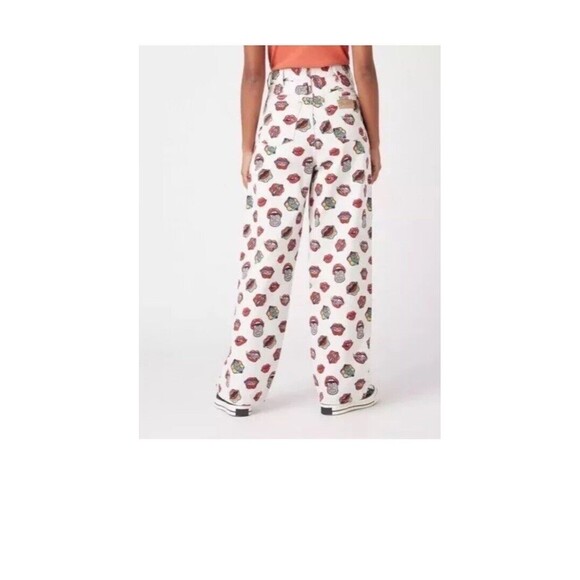 Wrangler Barrel 652 Read My Lips Jeans Women 29x31” New Cotton Zip Pockets Logo - Picture 12 of 16